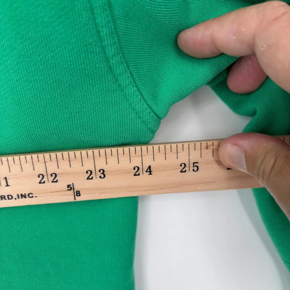 Wilfred Free‎ Cotton Terry Shirt Jacket Women L Green Organic Utility Shacket